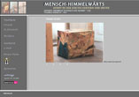 website Ausstellung menschHimmelwärts in der zeit der Dokumenta11 / Kassel 2002